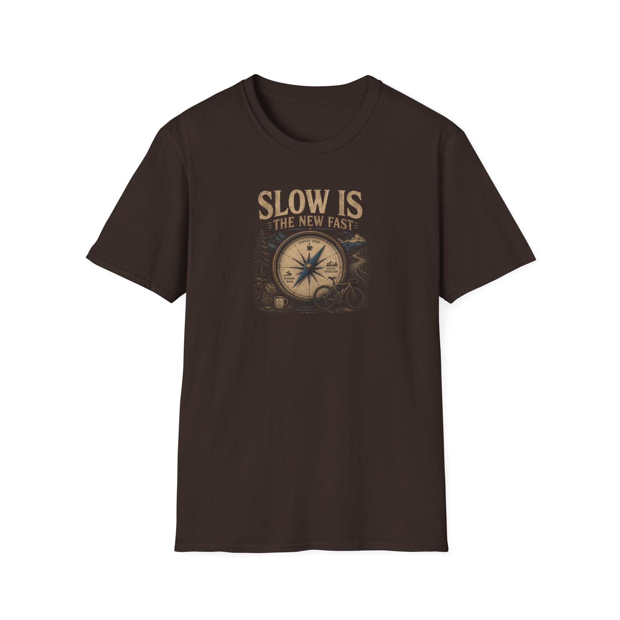 Slow Is The New Fast Compass T-Shirt