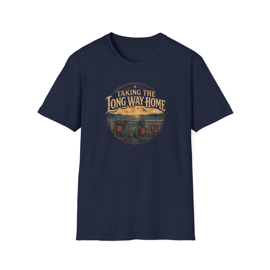 Taking The Long Way Home Bikepacking T-Shirt