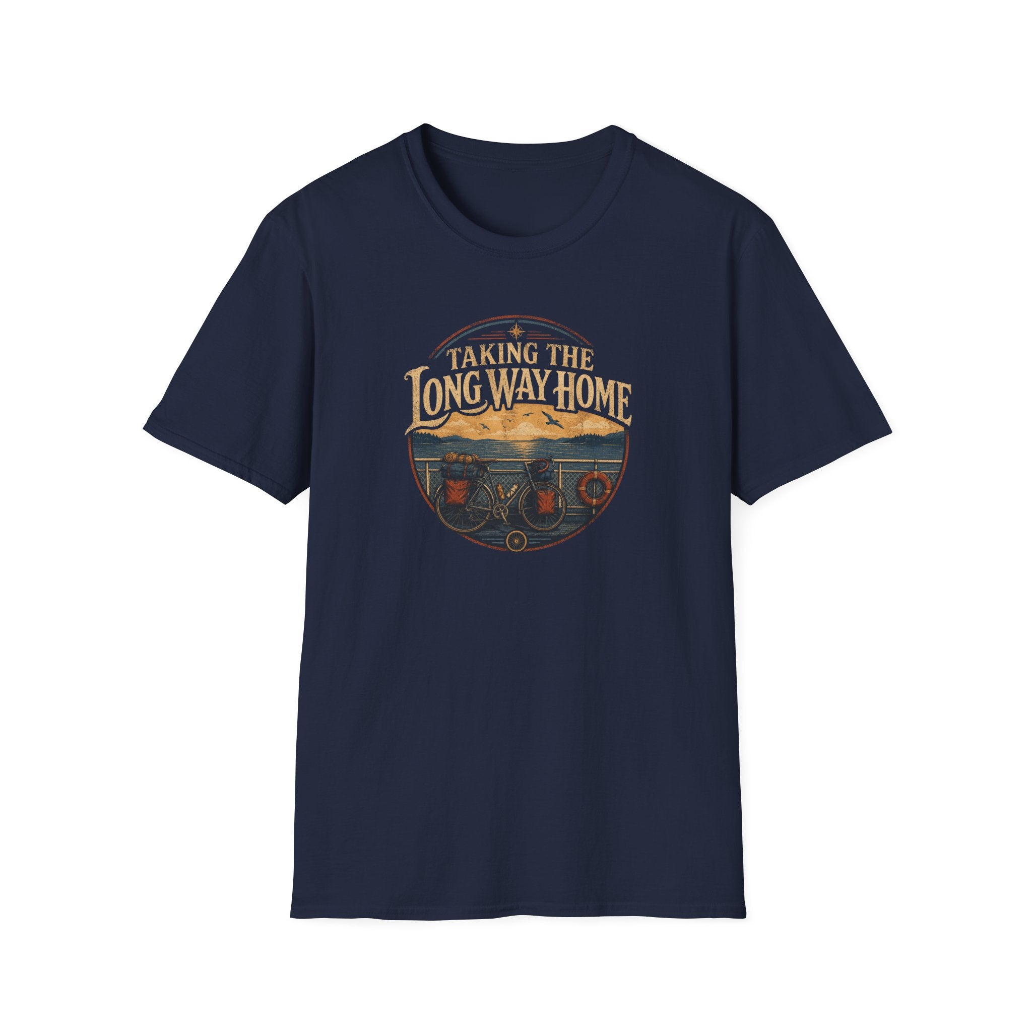 Taking The Long Way Home Bikepacking T-Shirt