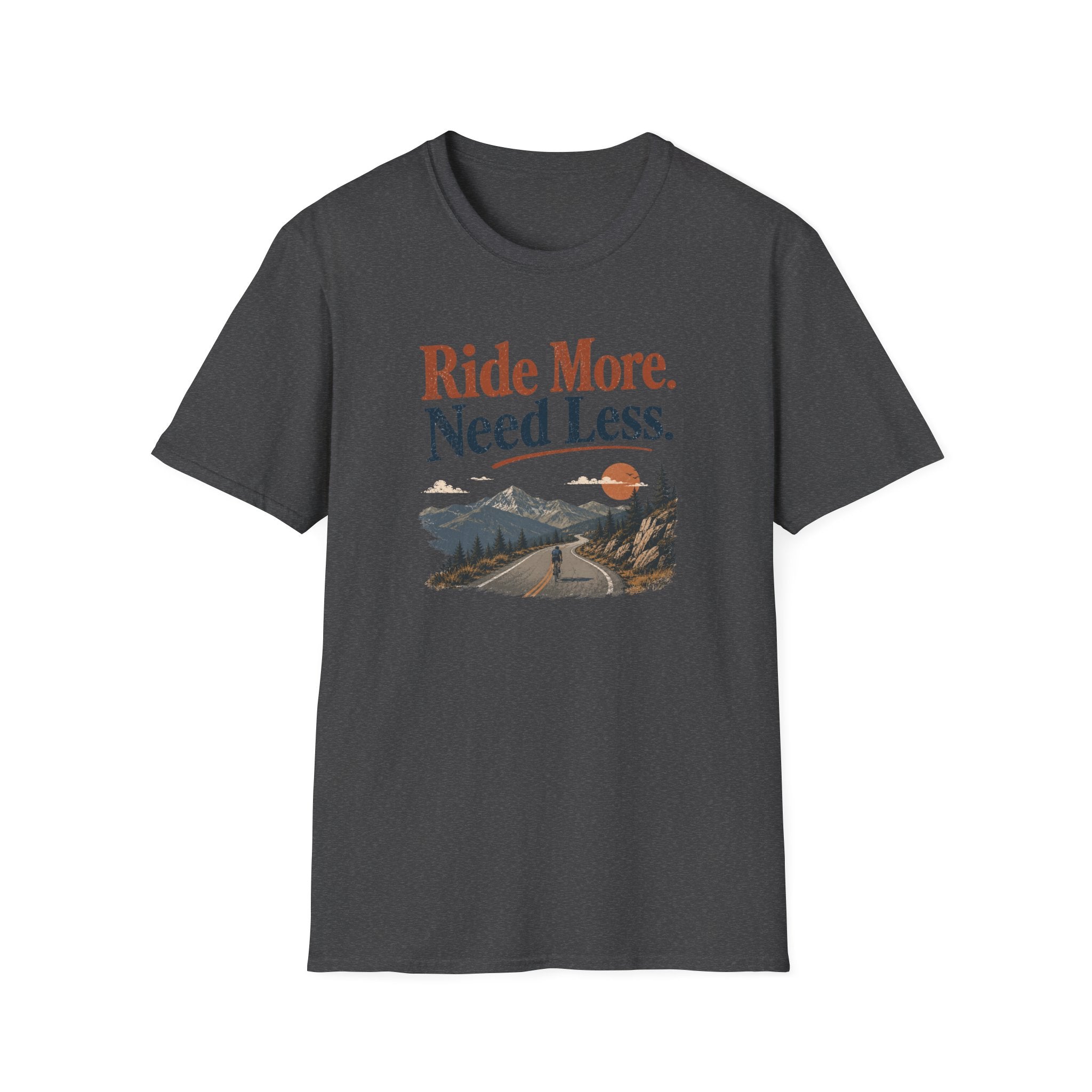 Ride More Need Less T-Shirt 3