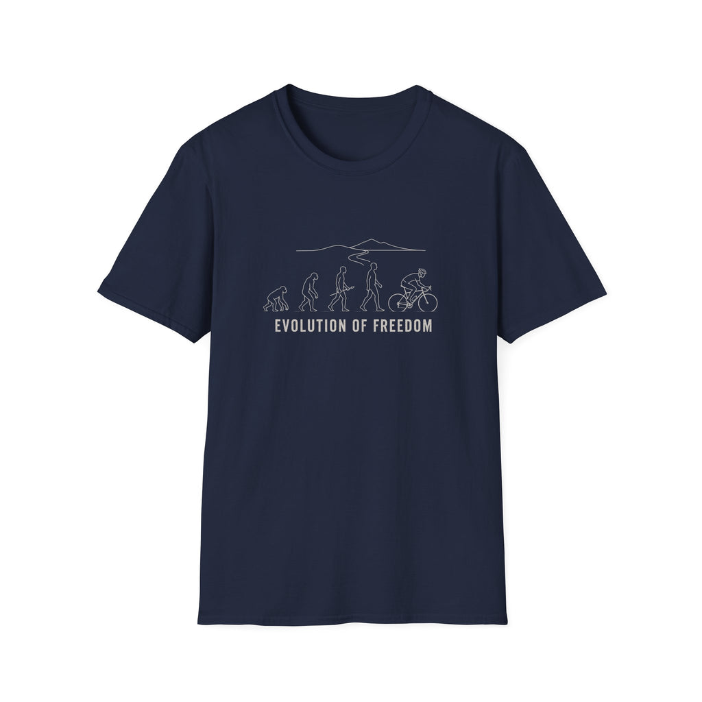 Evolution of Freedom Minimal Text T-Shirt