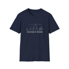 Evolution of Freedom Minimal Text T-Shirt