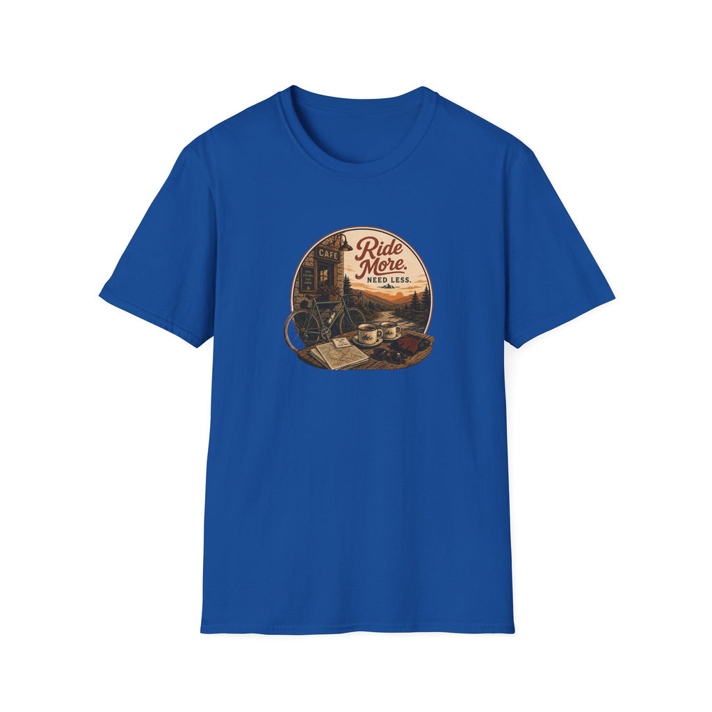 Ride More Need Less Color T-Shirt
