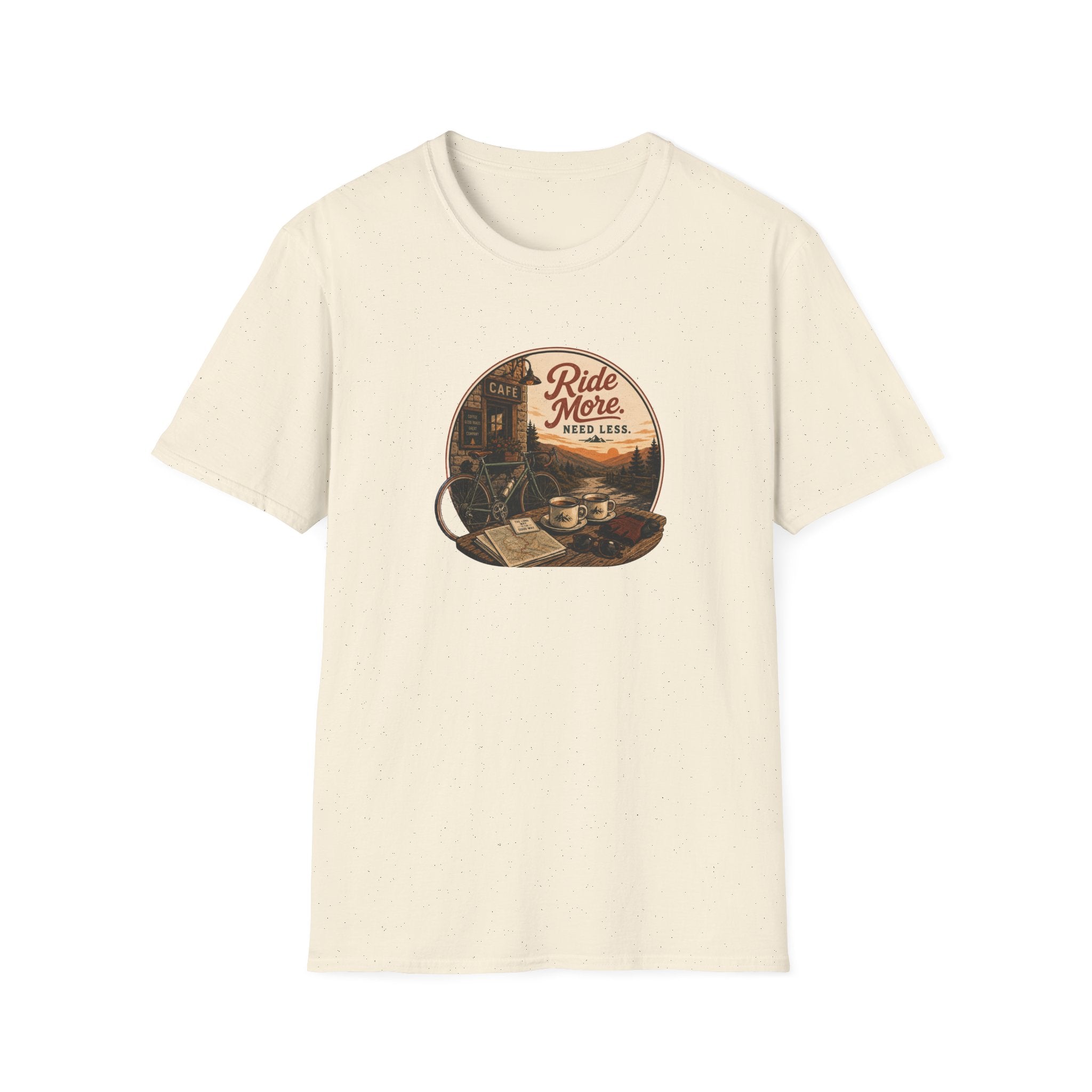 Ride More Need Less Color T-Shirt