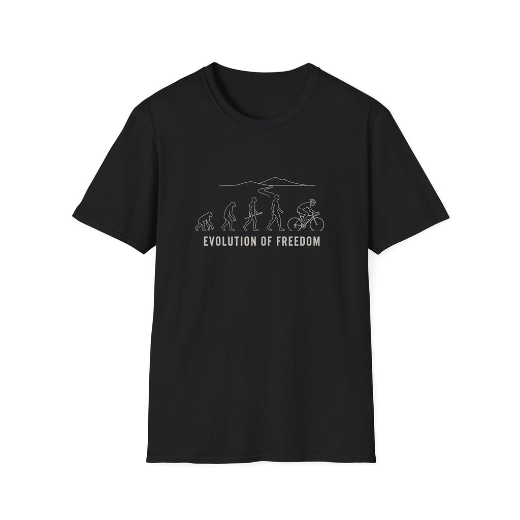 Evolution of Freedom Minimal Text T-Shirt