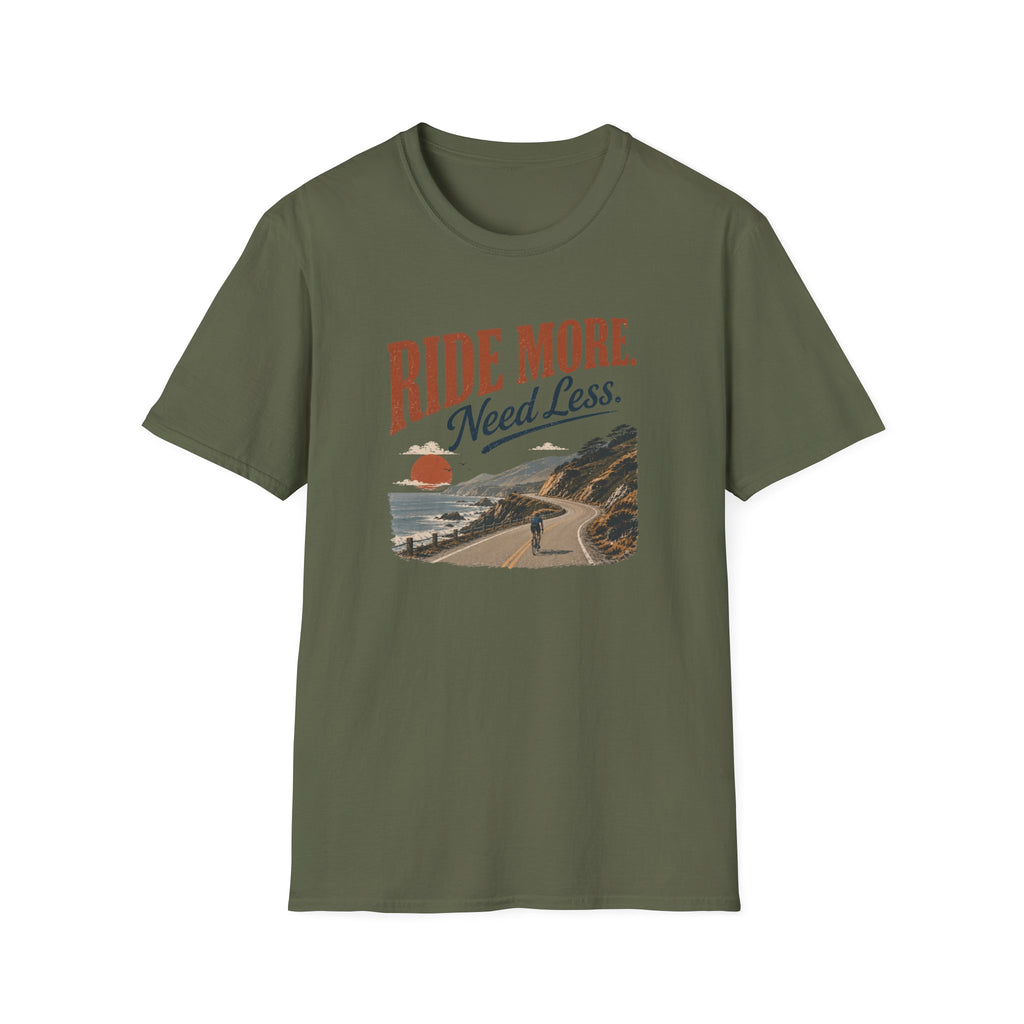 Ride More Need Less Coast T-Shirt
