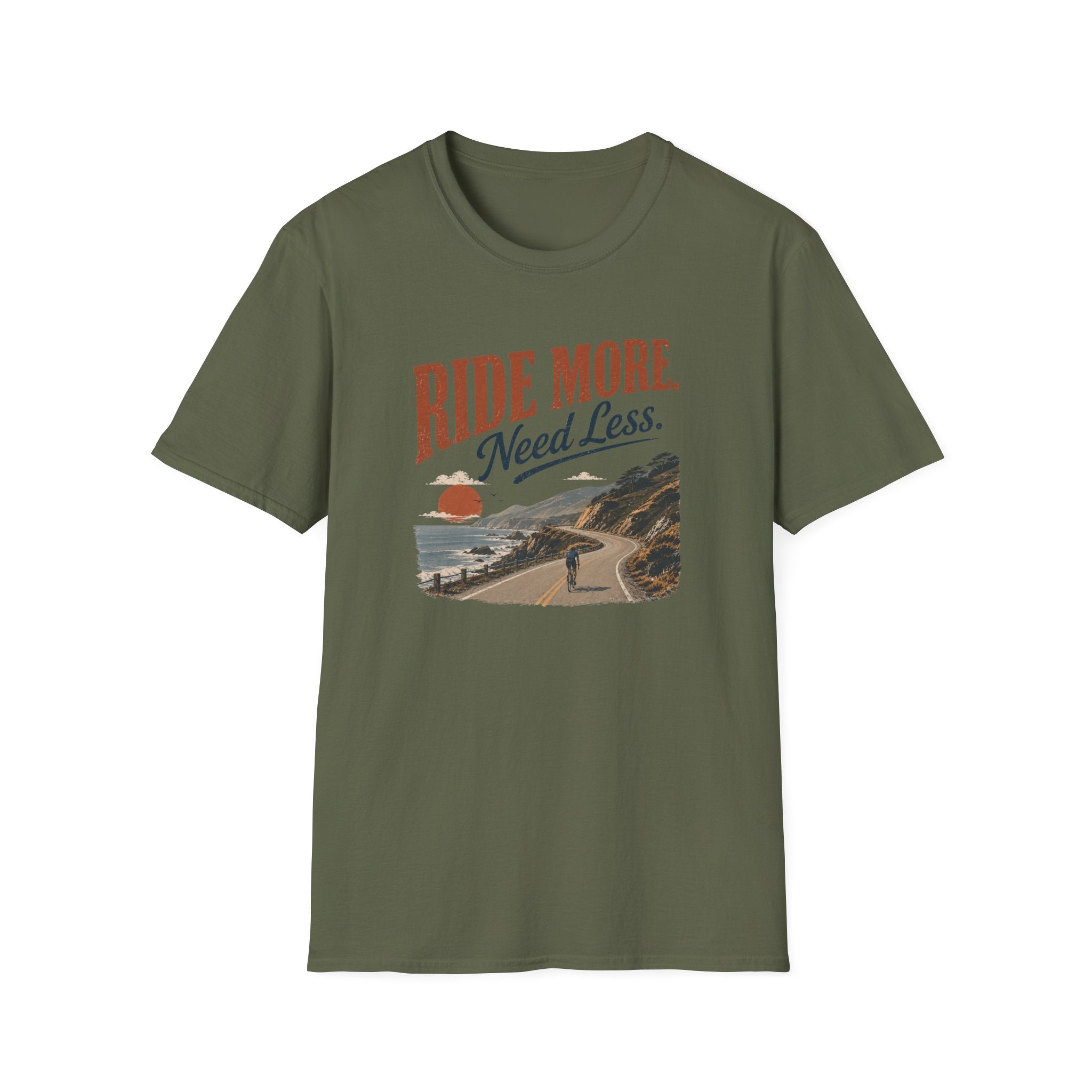 Ride More Need Less Coast T-Shirt