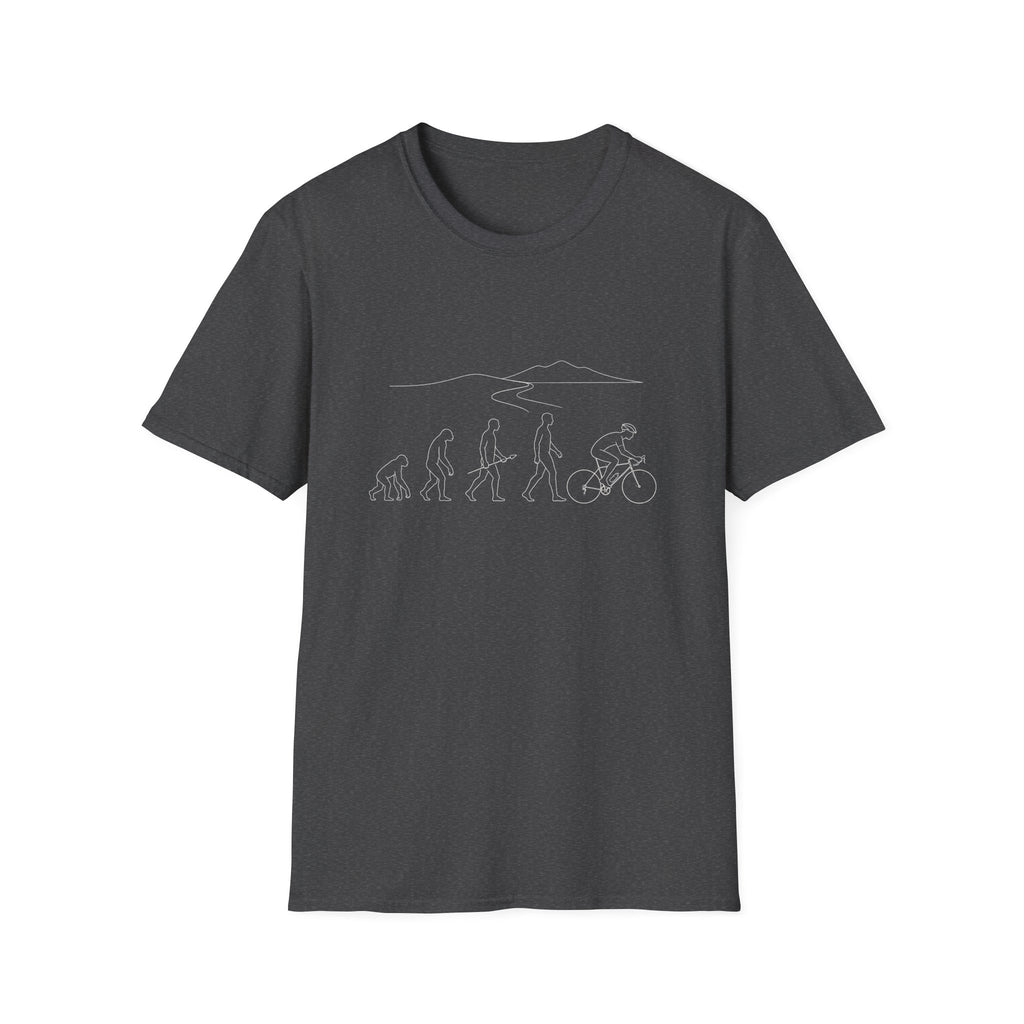 Evolution no Text Mountains T-Shirt