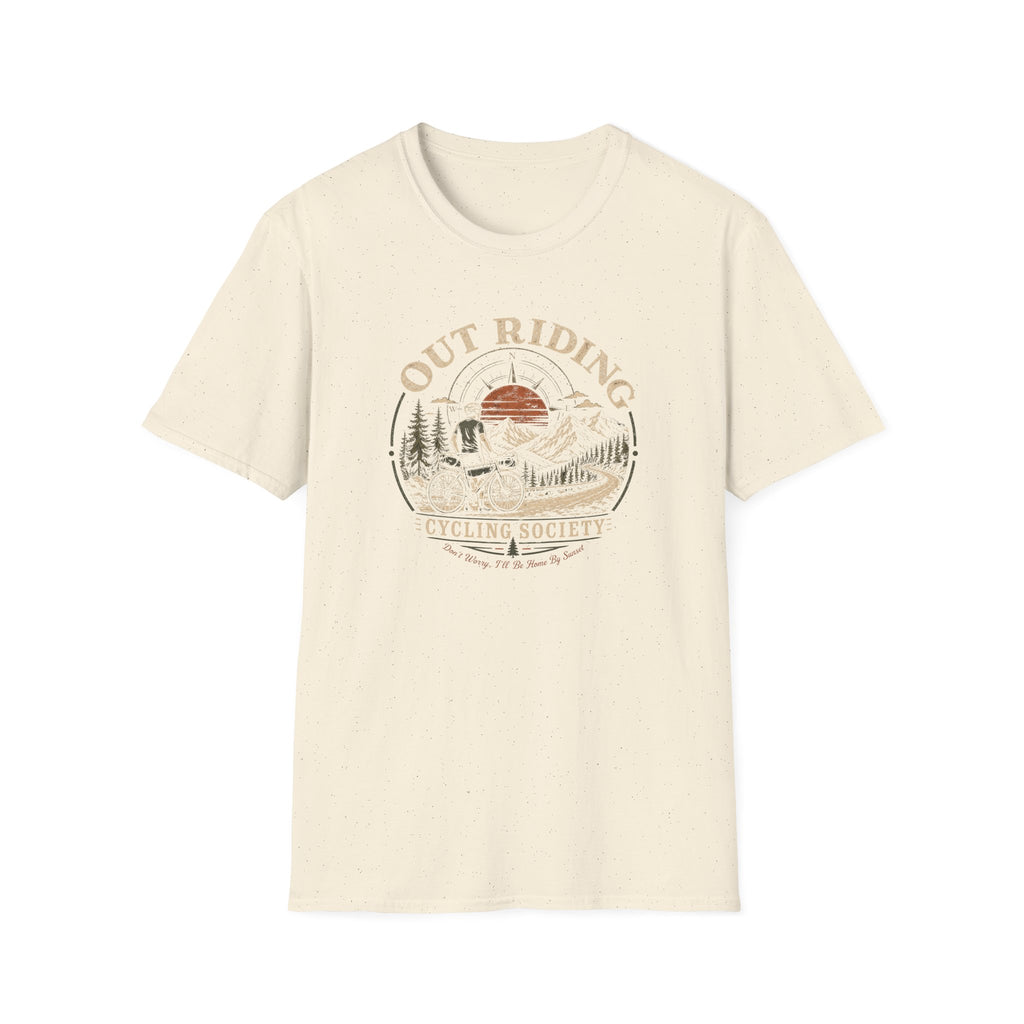 Out Riding T-Shirt Black T-Shirt
