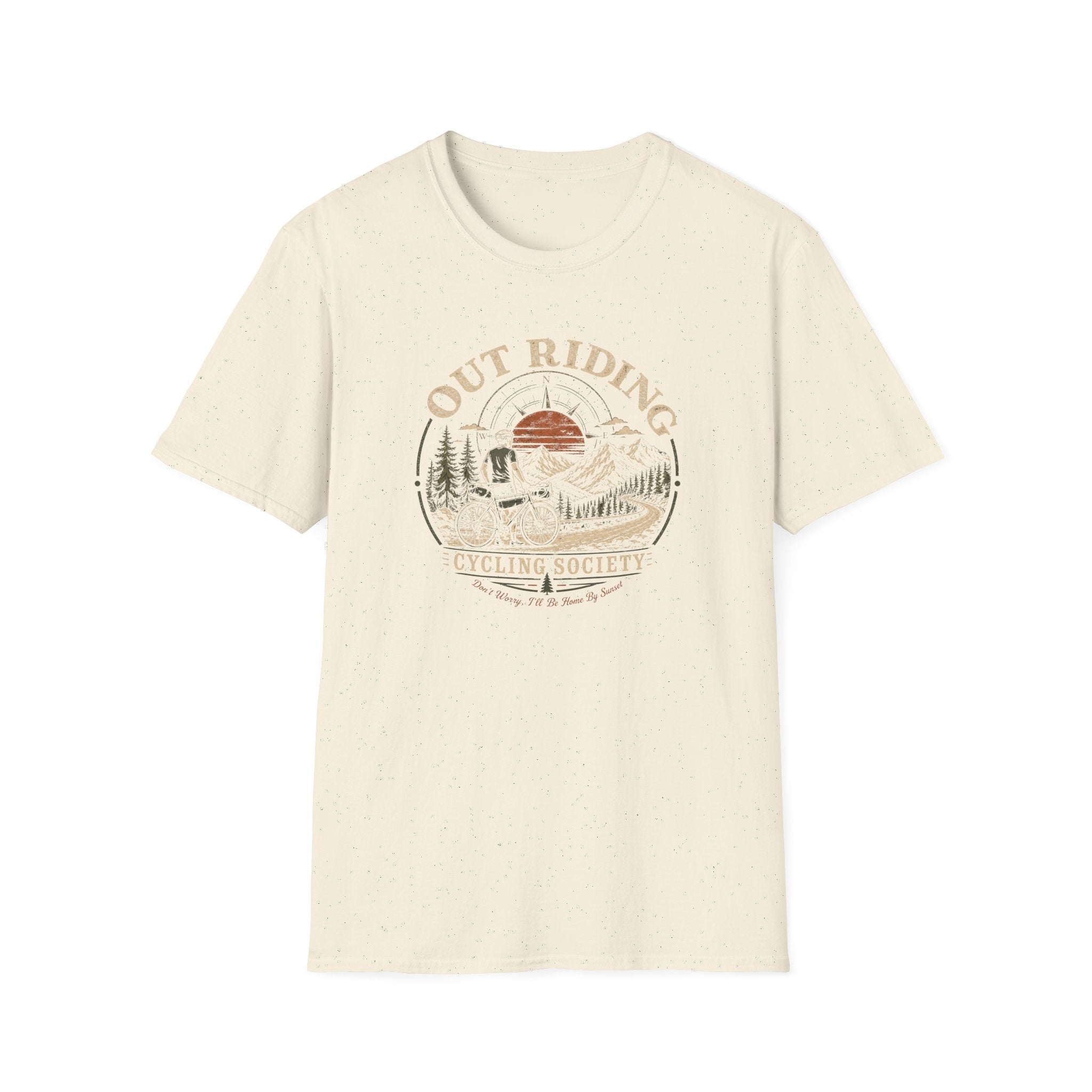 Out Riding T-Shirt Black T-Shirt