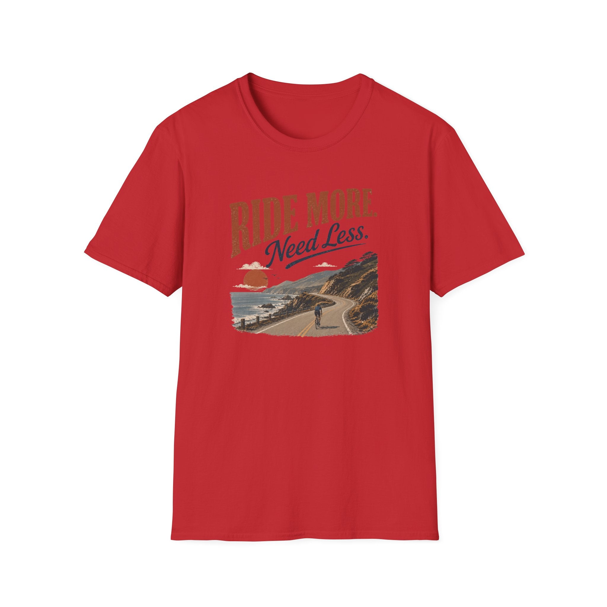 Ride More Need Less Coast T-Shirt