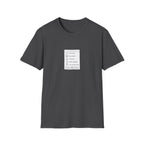 Washing Instructions T-Shirt