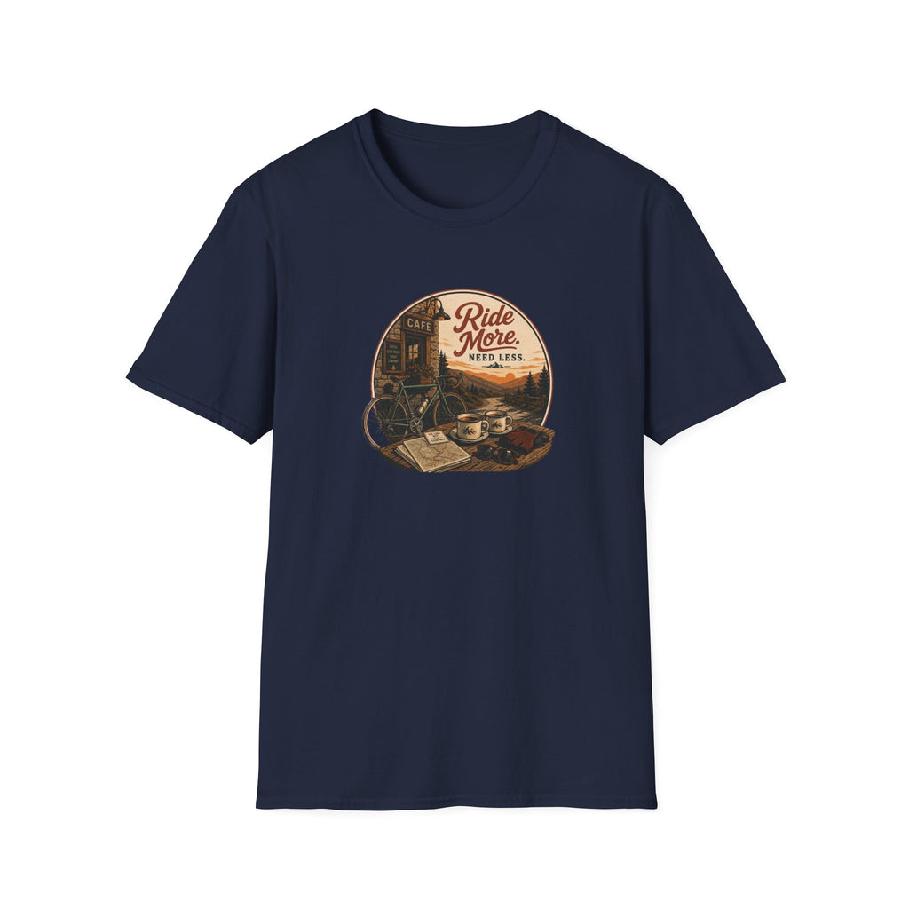 Ride More Need Less Color T-Shirt