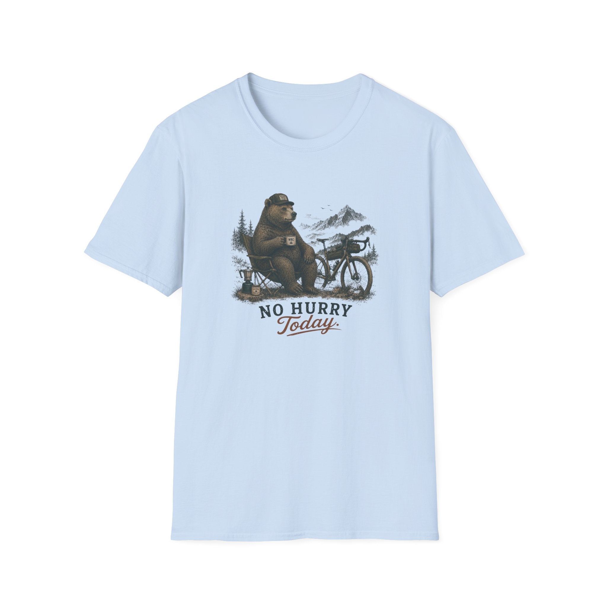 No Hurry Today Bear T-Shirt
