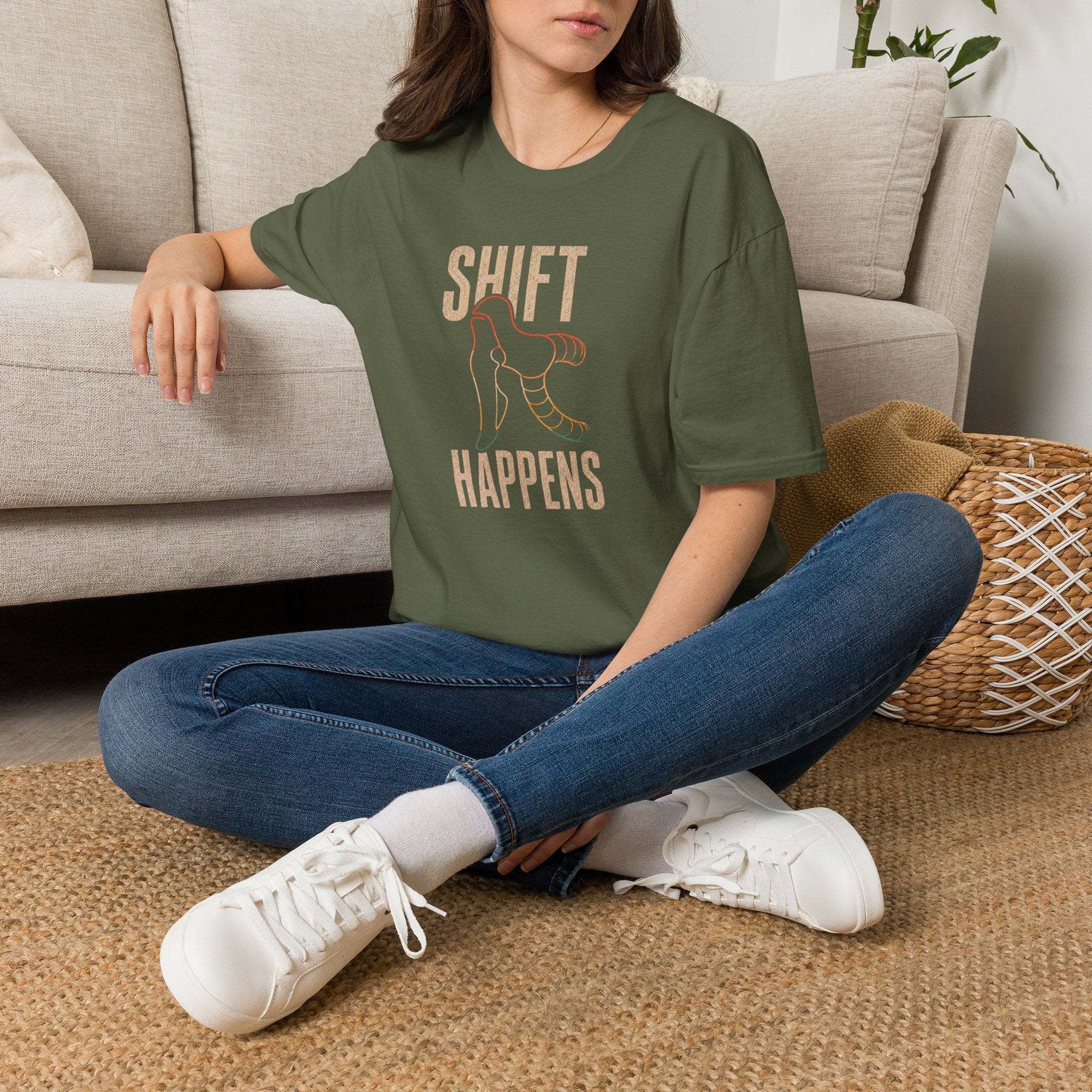 Shift Happens Saddle T-Shirt