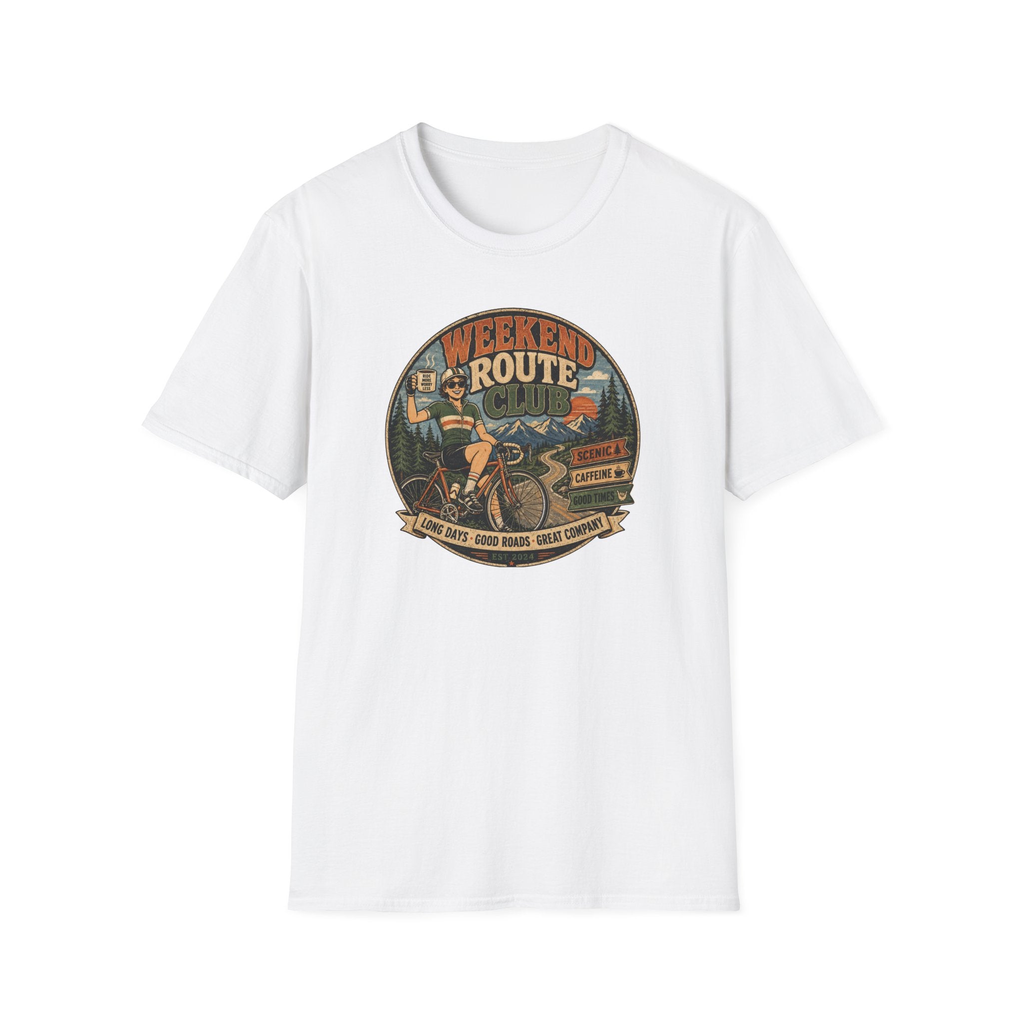 Long Days Good Roads 2 T-Shirt