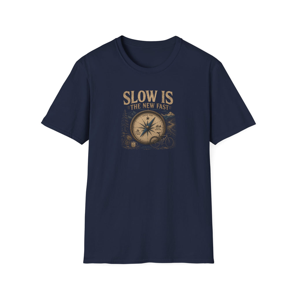 Slow Is The New Fast Compass T-Shirt
