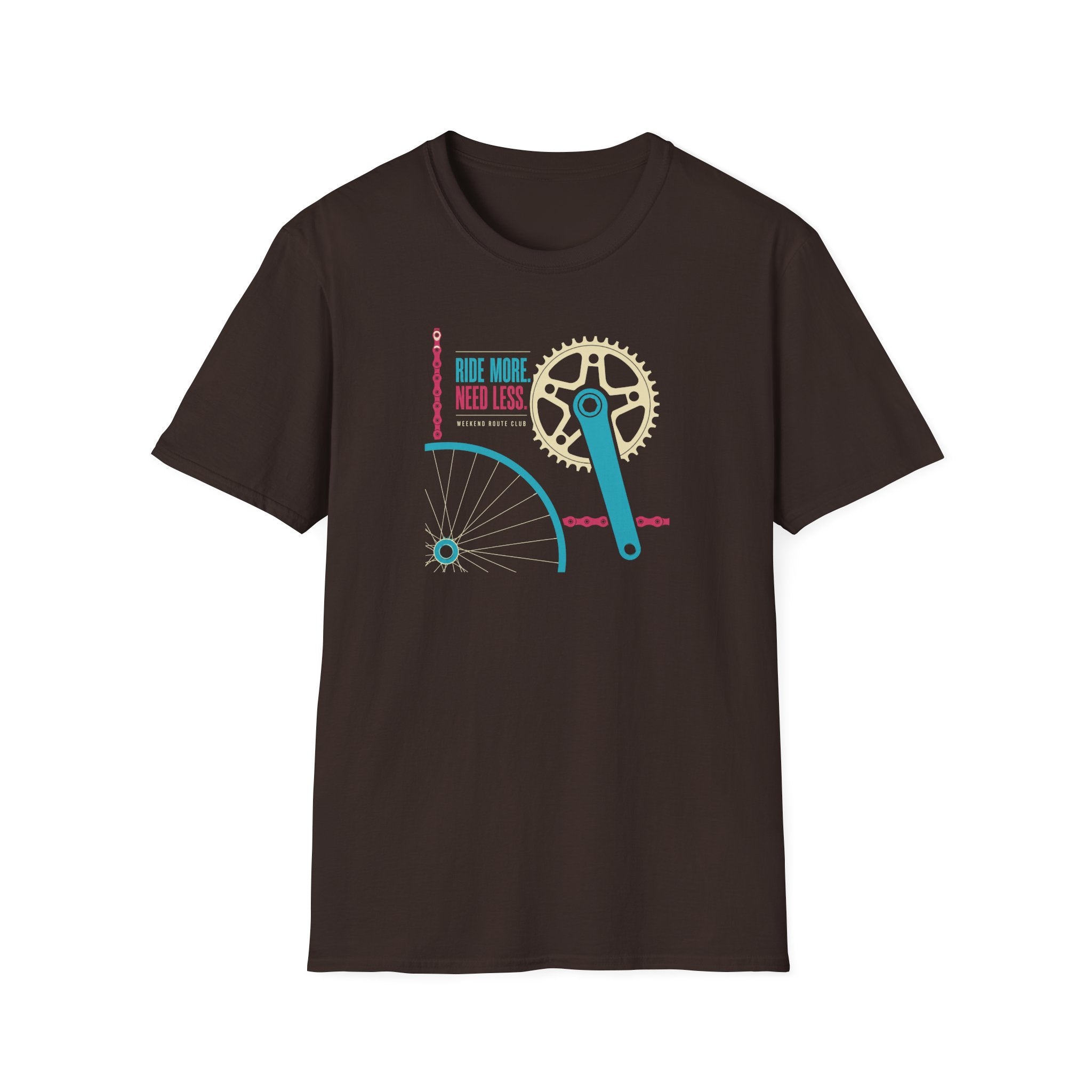 Ride More Need Less Neon Edition T-Shirt