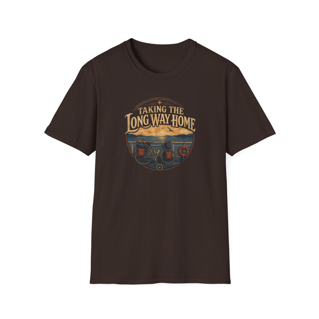 Taking The Long Way Home Bikepacking T-Shirt