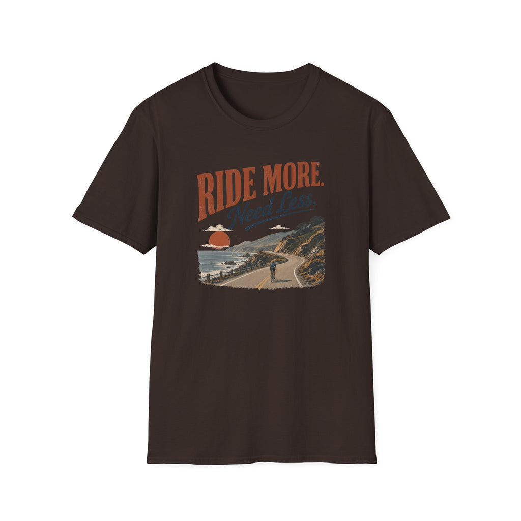 Ride More Need Less Coast T-Shirt
