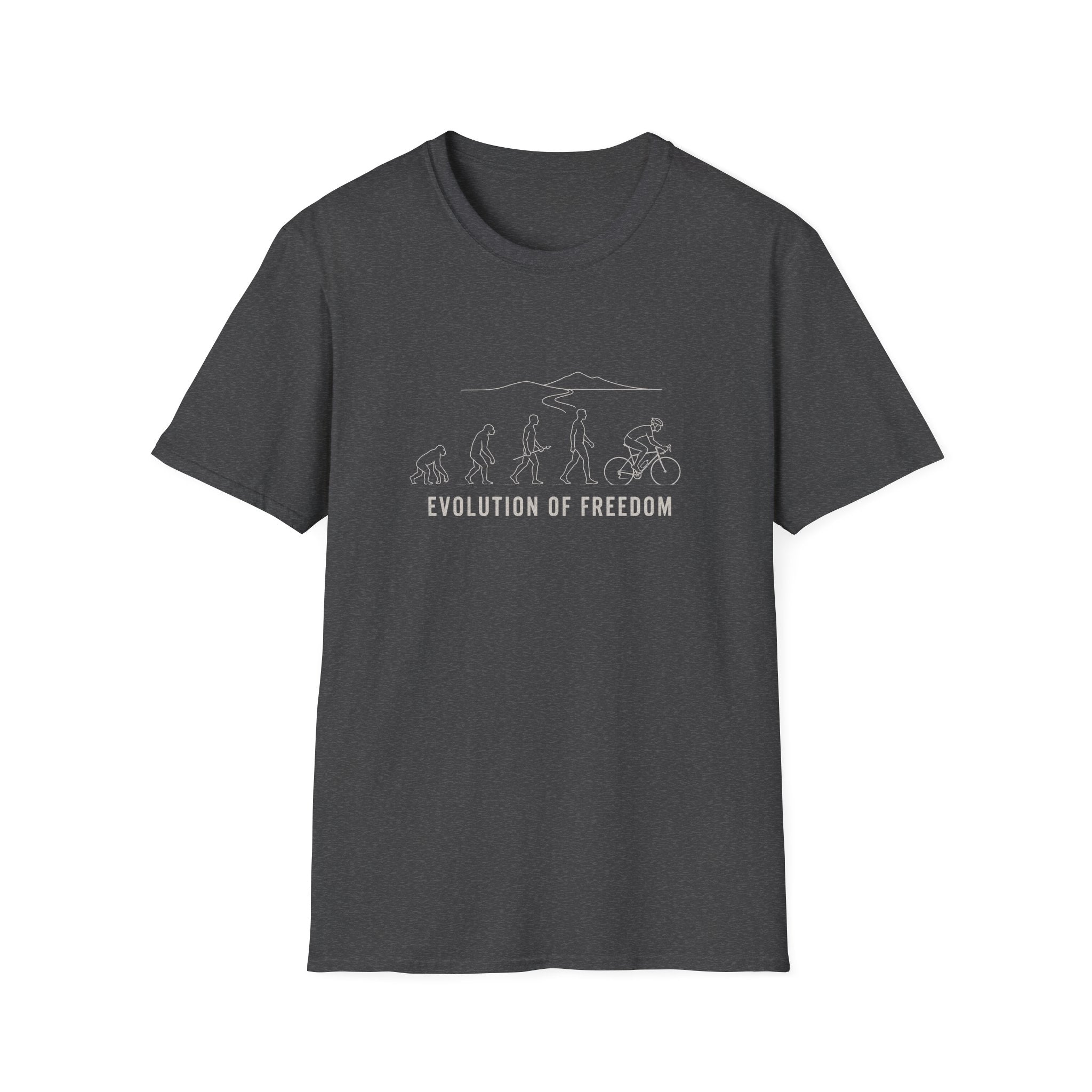 Evolution of Freedom Minimal Text T-Shirt