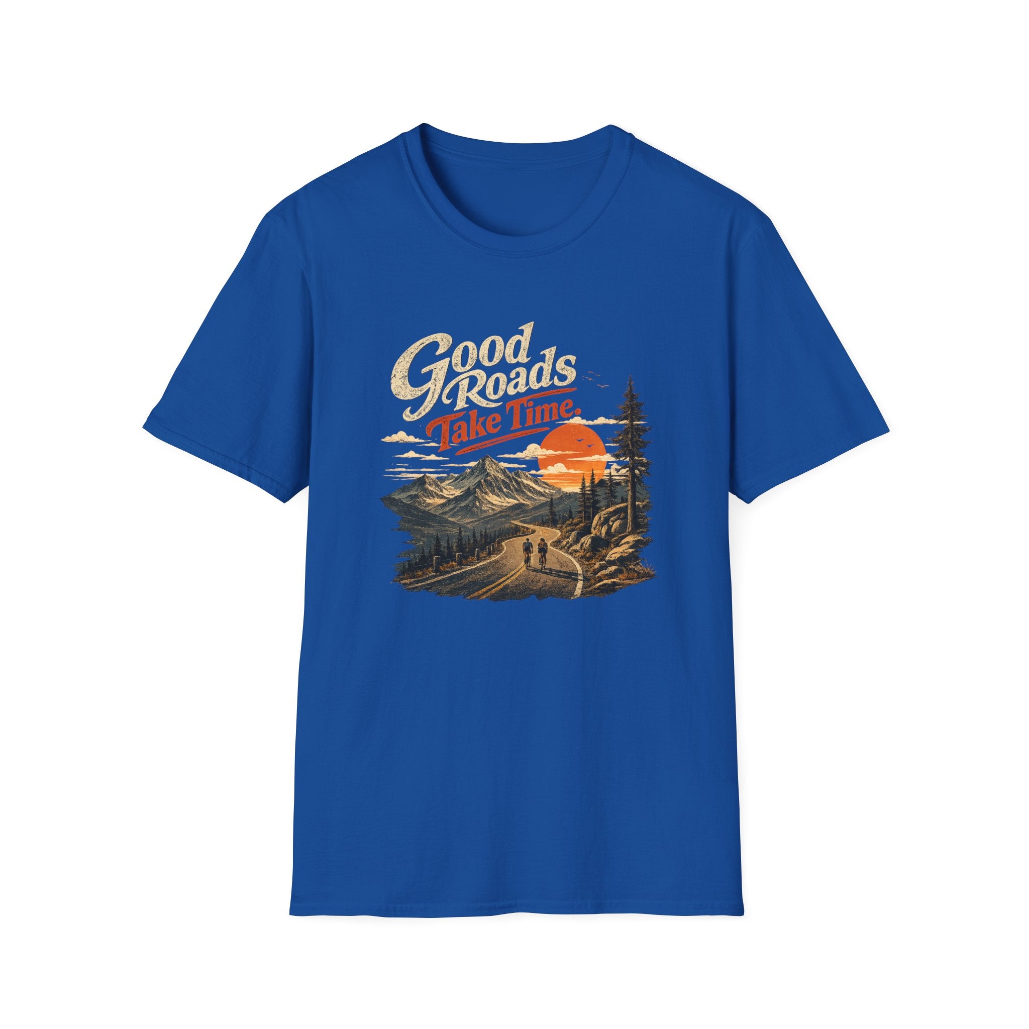 Good Roads Take Time dark/light T-Shirt