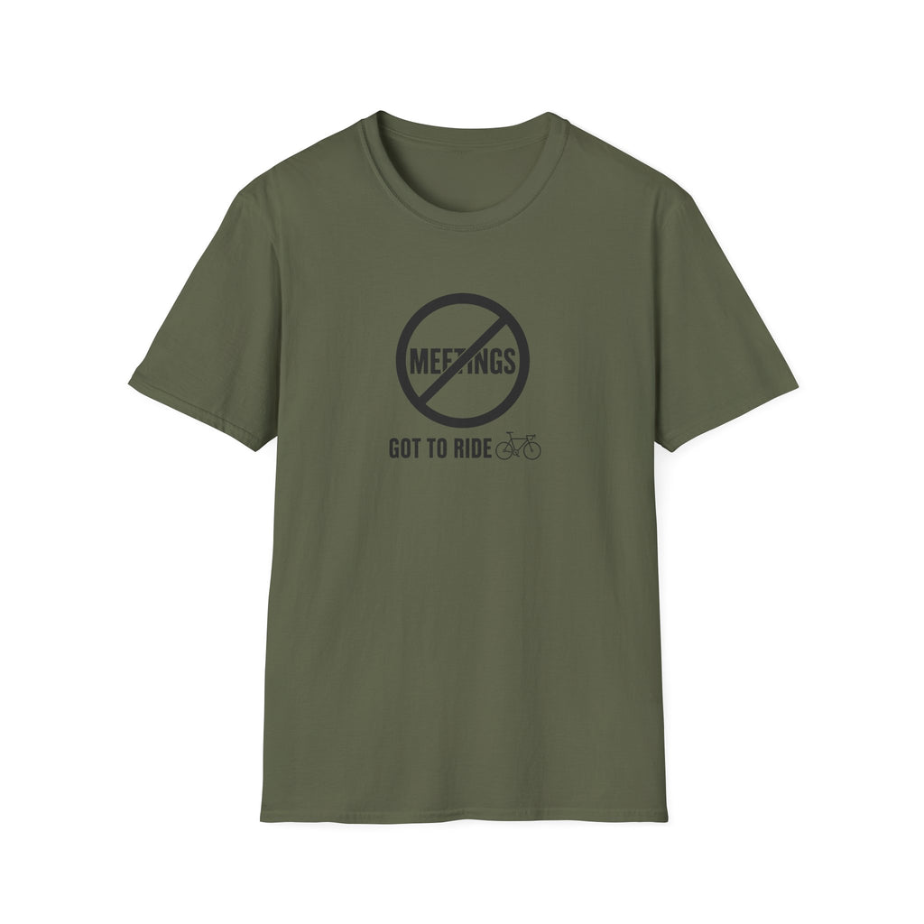 No Meetings Got To Ride T-Shirt