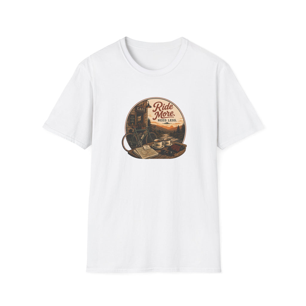 Ride More Need Less Color T-Shirt
