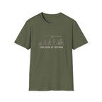 Evolution of Freedom Minimal Text T-Shirt