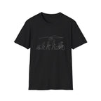 Evolution no Text Mountains T-Shirt