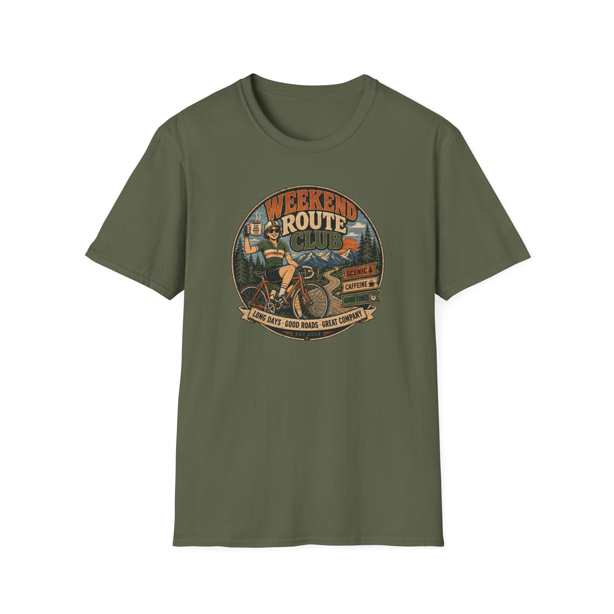 Long Days Good Roads 2 T-Shirt