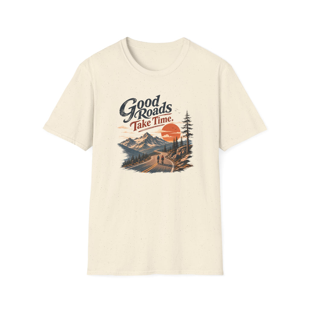 Good Roads Take Time dark/light T-Shirt