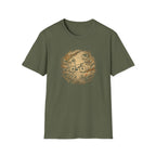 Globe ausgefranst T-Shirt