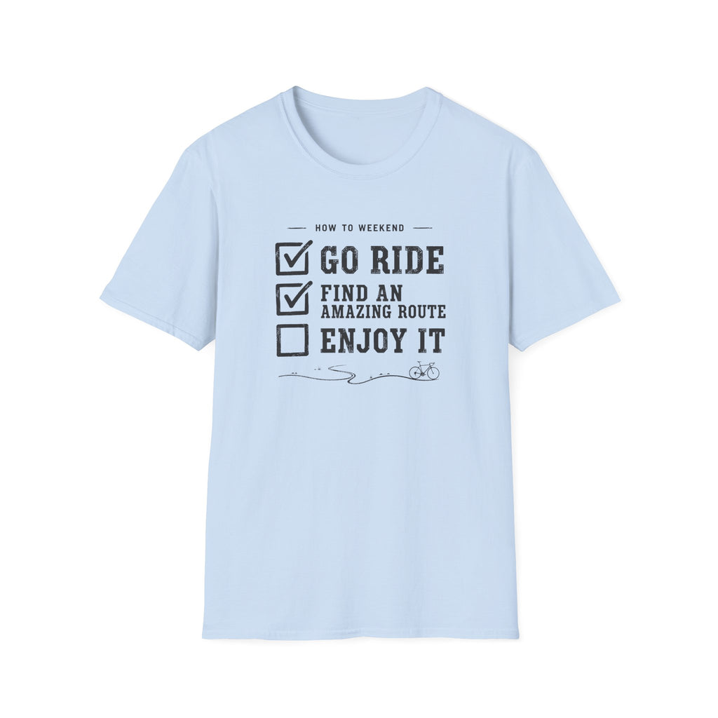 How to Weekend Checklist T-Shirt