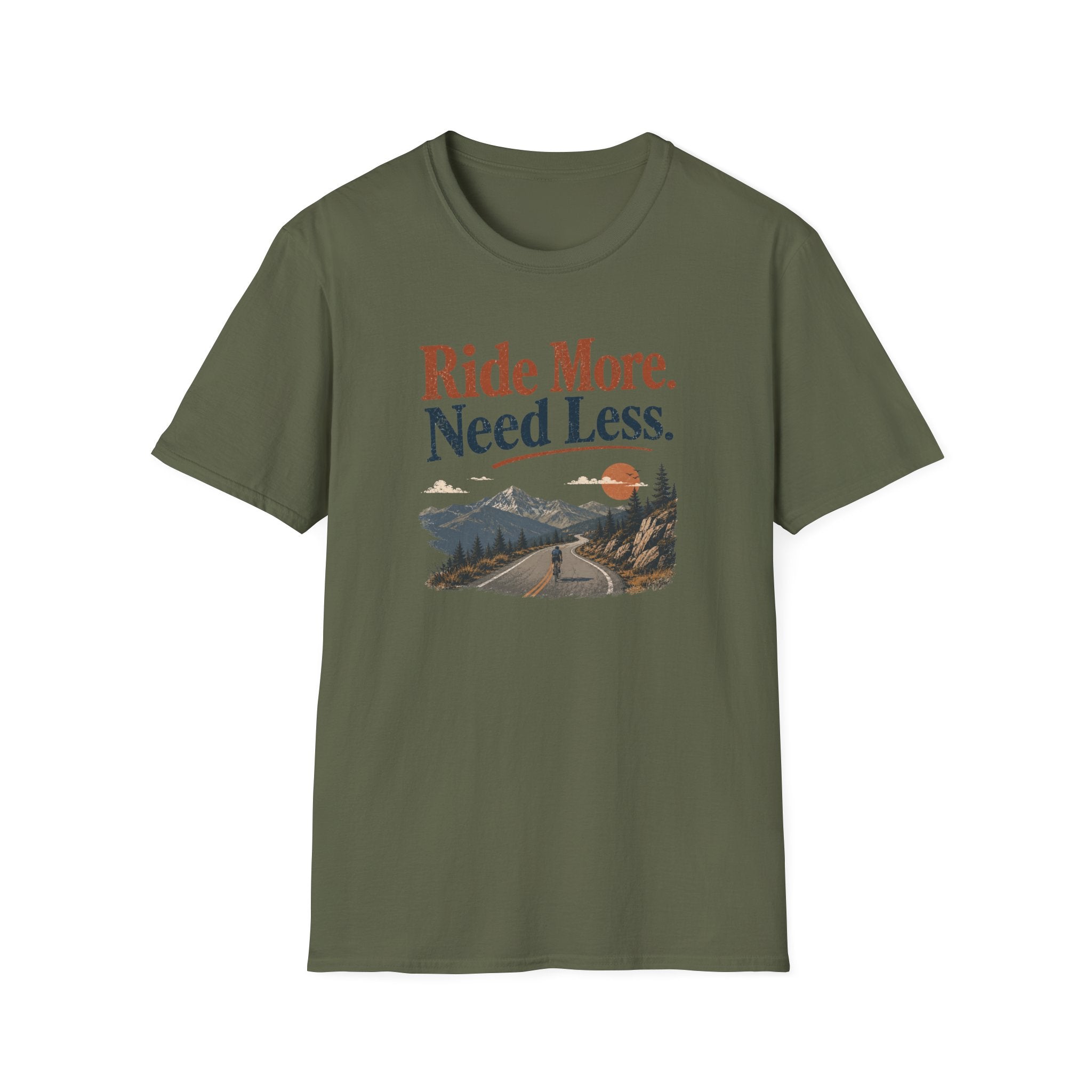 Ride More Need Less T-Shirt 3