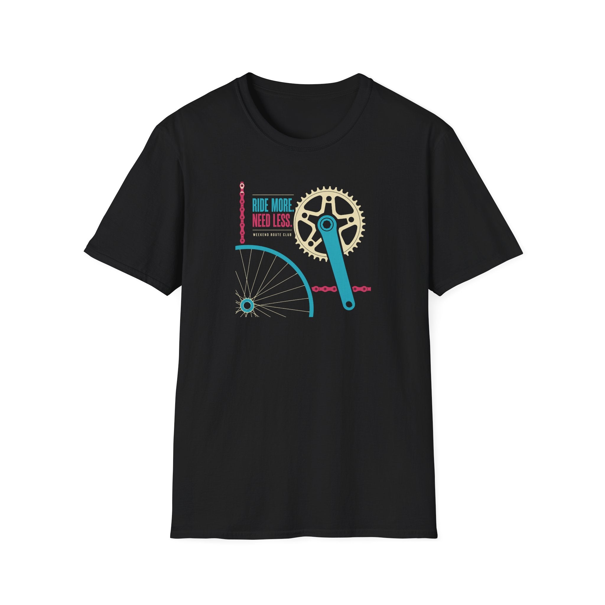 Ride More Need Less Neon Edition T-Shirt