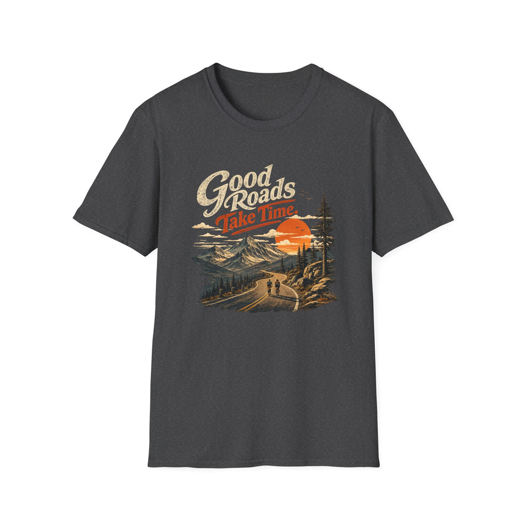 Good Roads Take Time dark/light T-Shirt