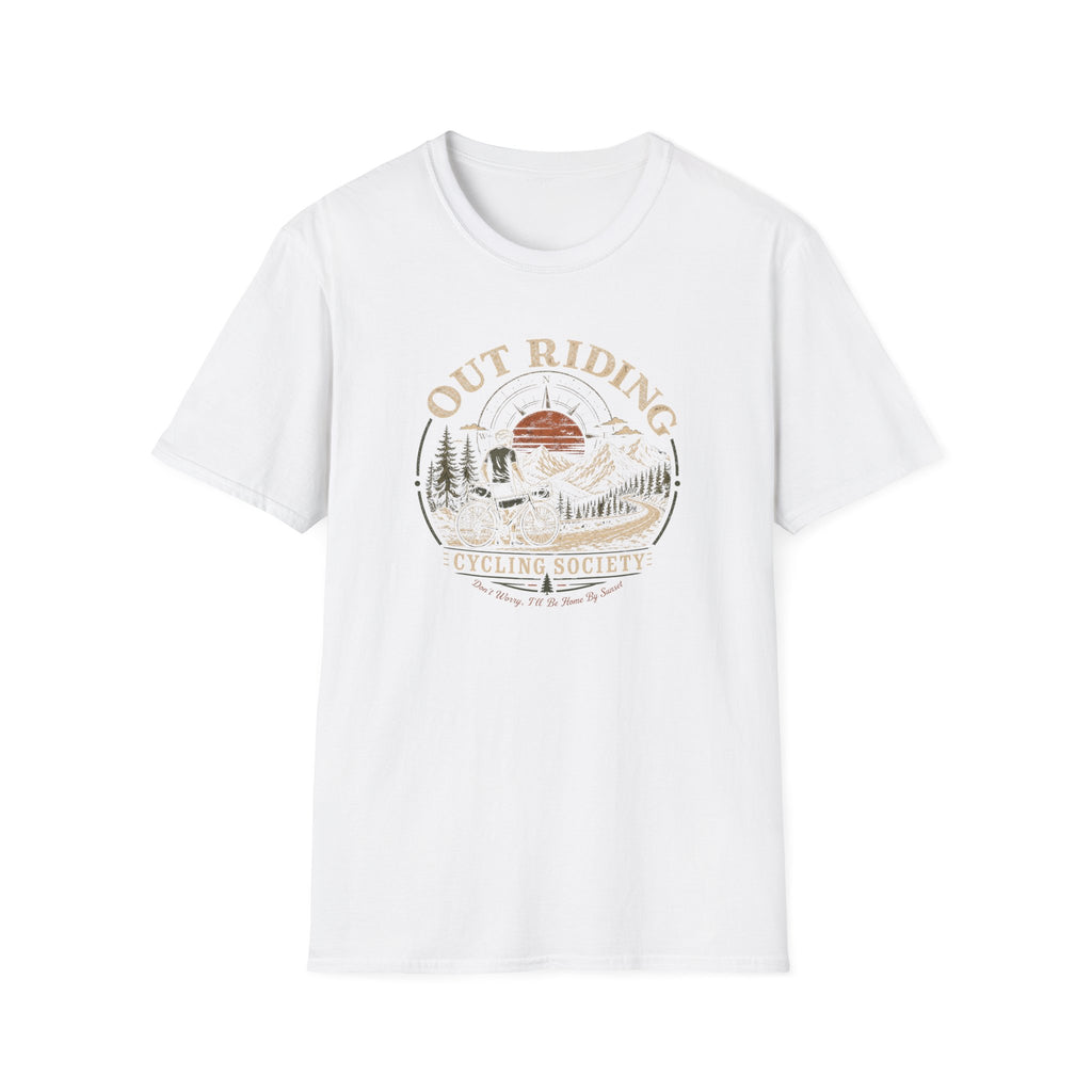 Out Riding T-Shirt Black T-Shirt