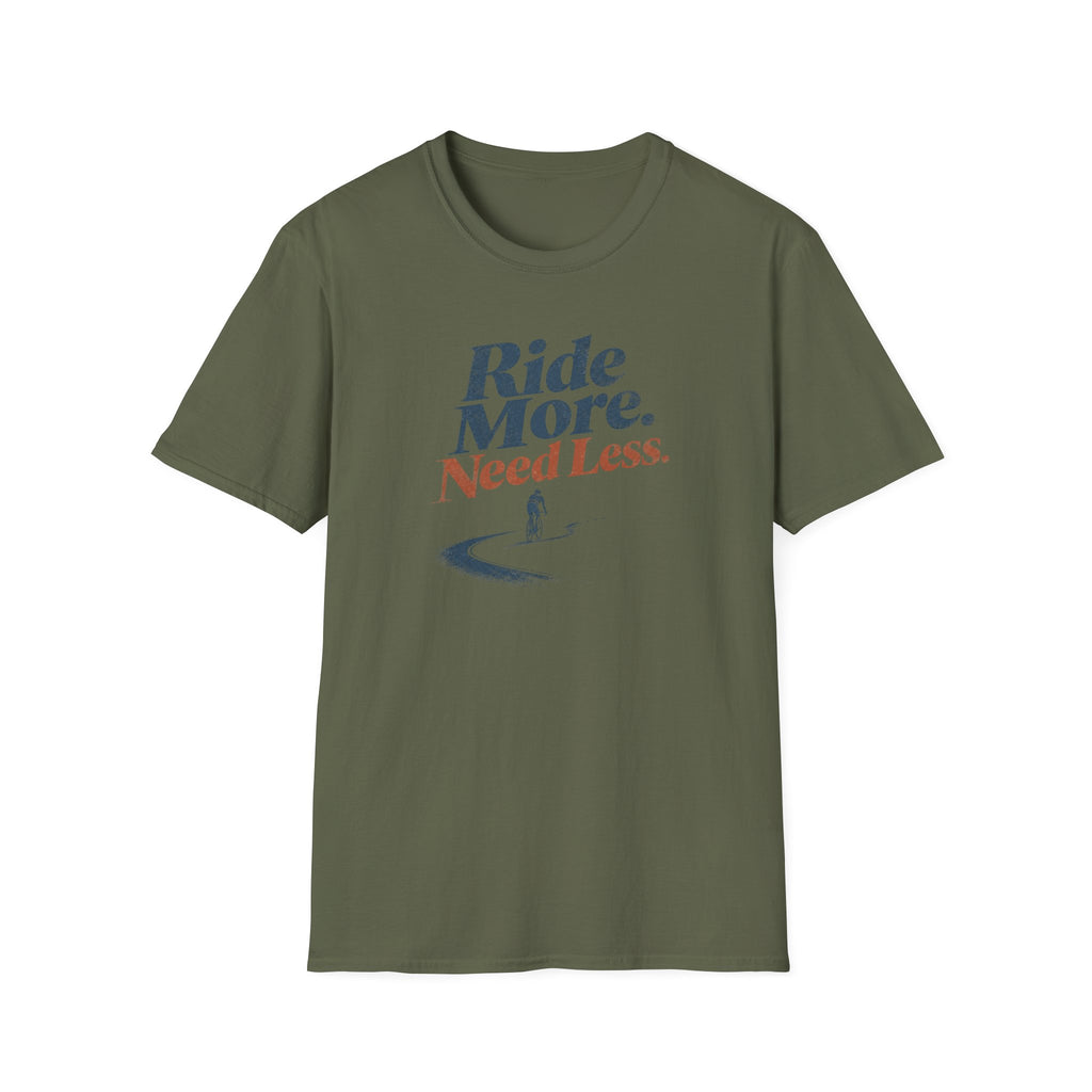 Ride More Need Less Minimal 1 T-Shirt