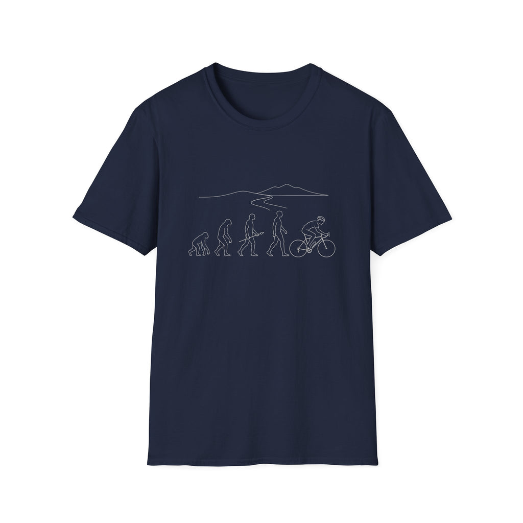 Evolution no Text Mountains T-Shirt