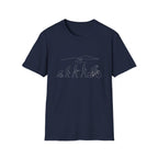 Evolution no Text Mountains T-Shirt