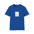 Washing Instructions T-Shirt