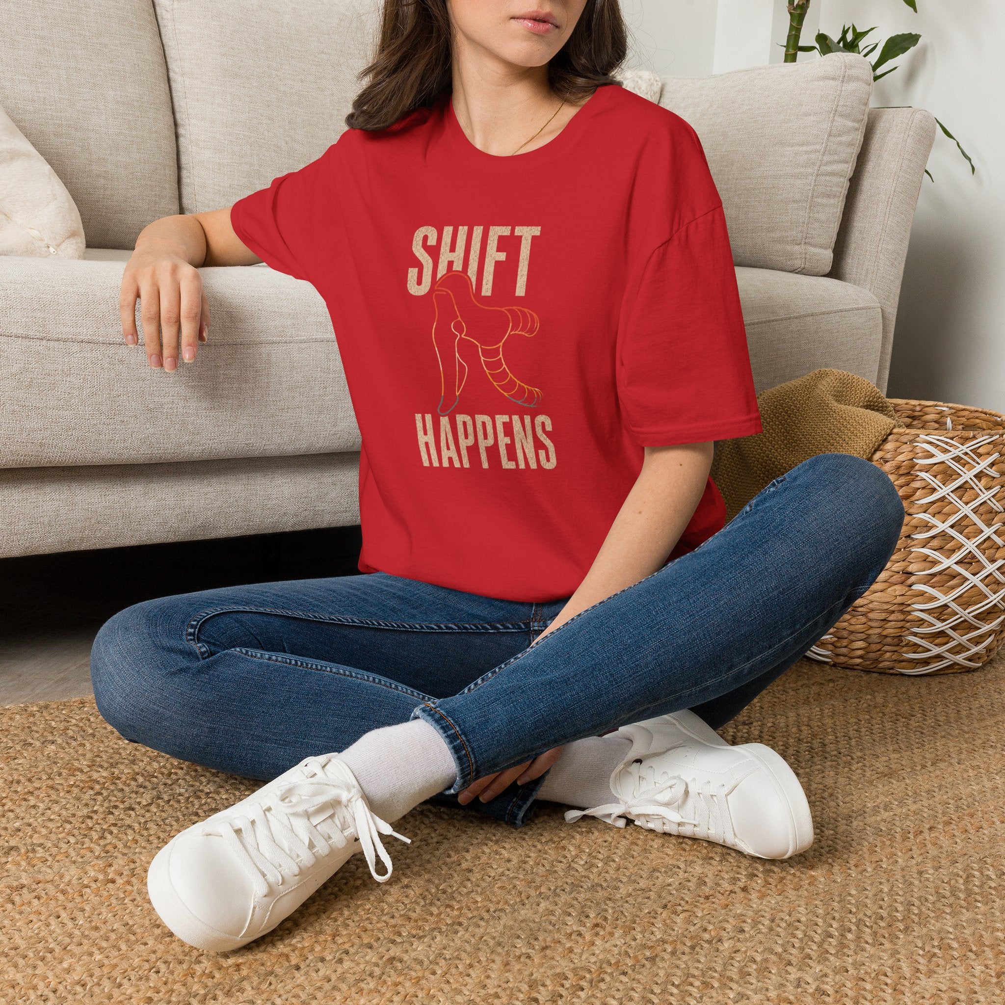 Shift Happens Saddle T-Shirt