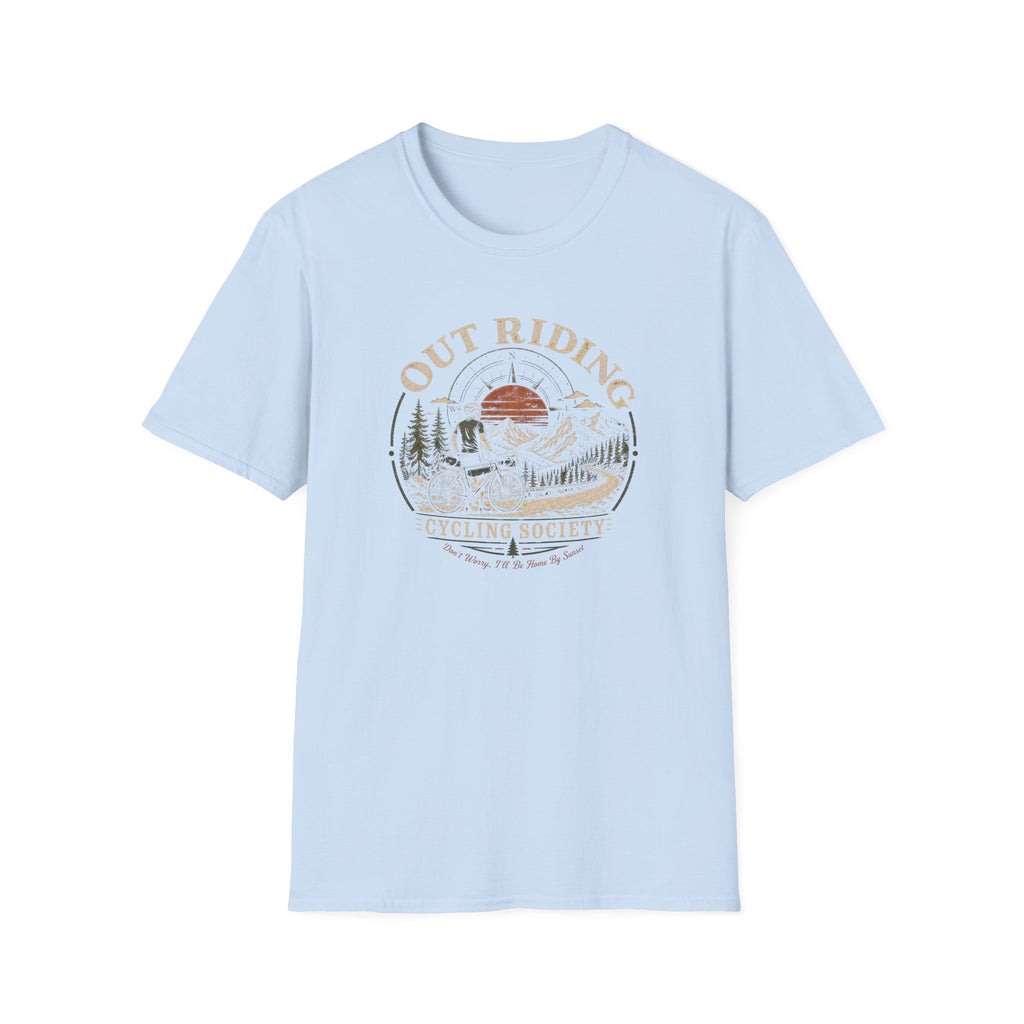 Out Riding T-Shirt Black T-Shirt
