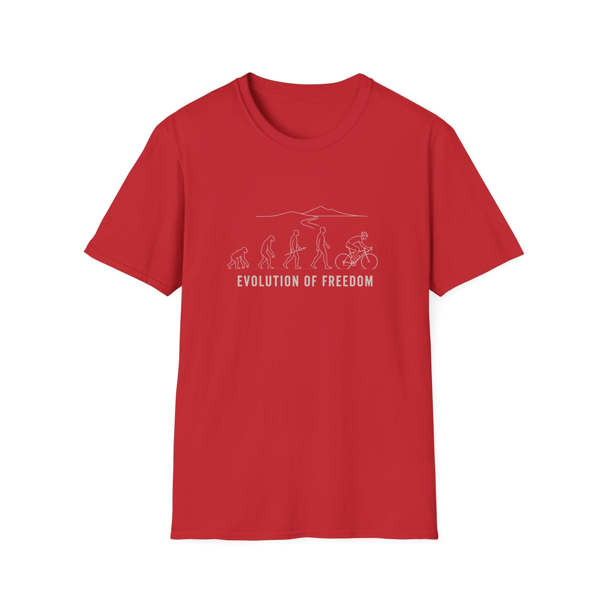Evolution of Freedom Minimal Text T-Shirt