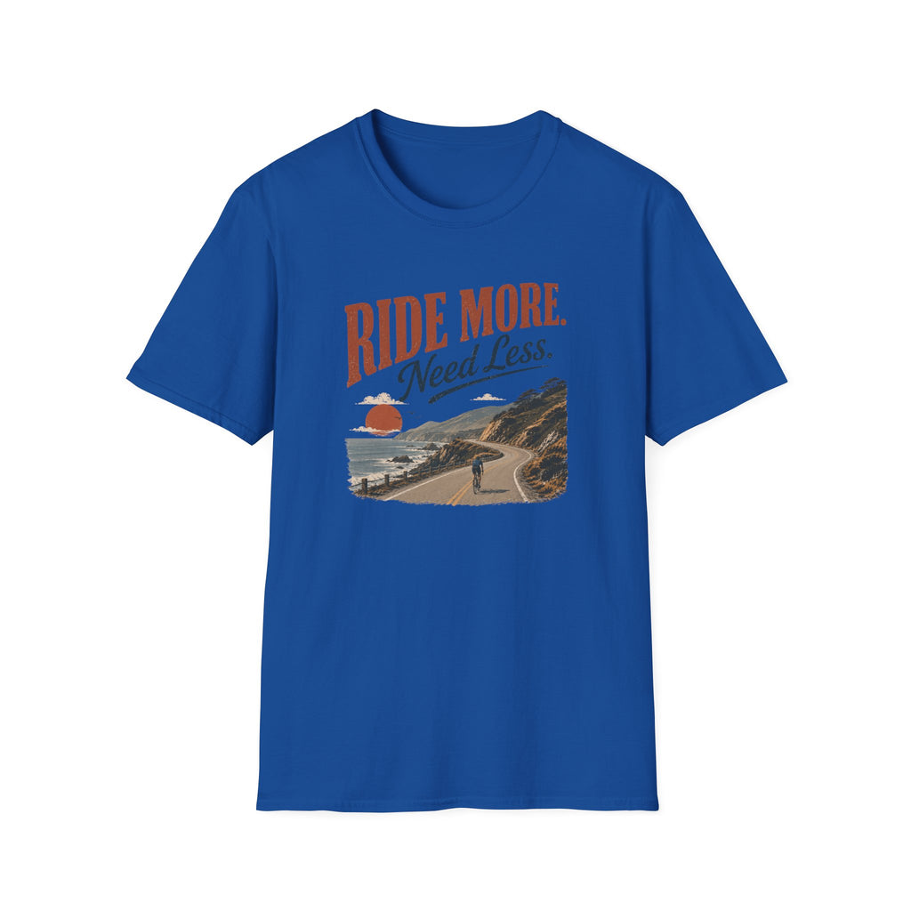 Ride More Need Less Coast T-Shirt