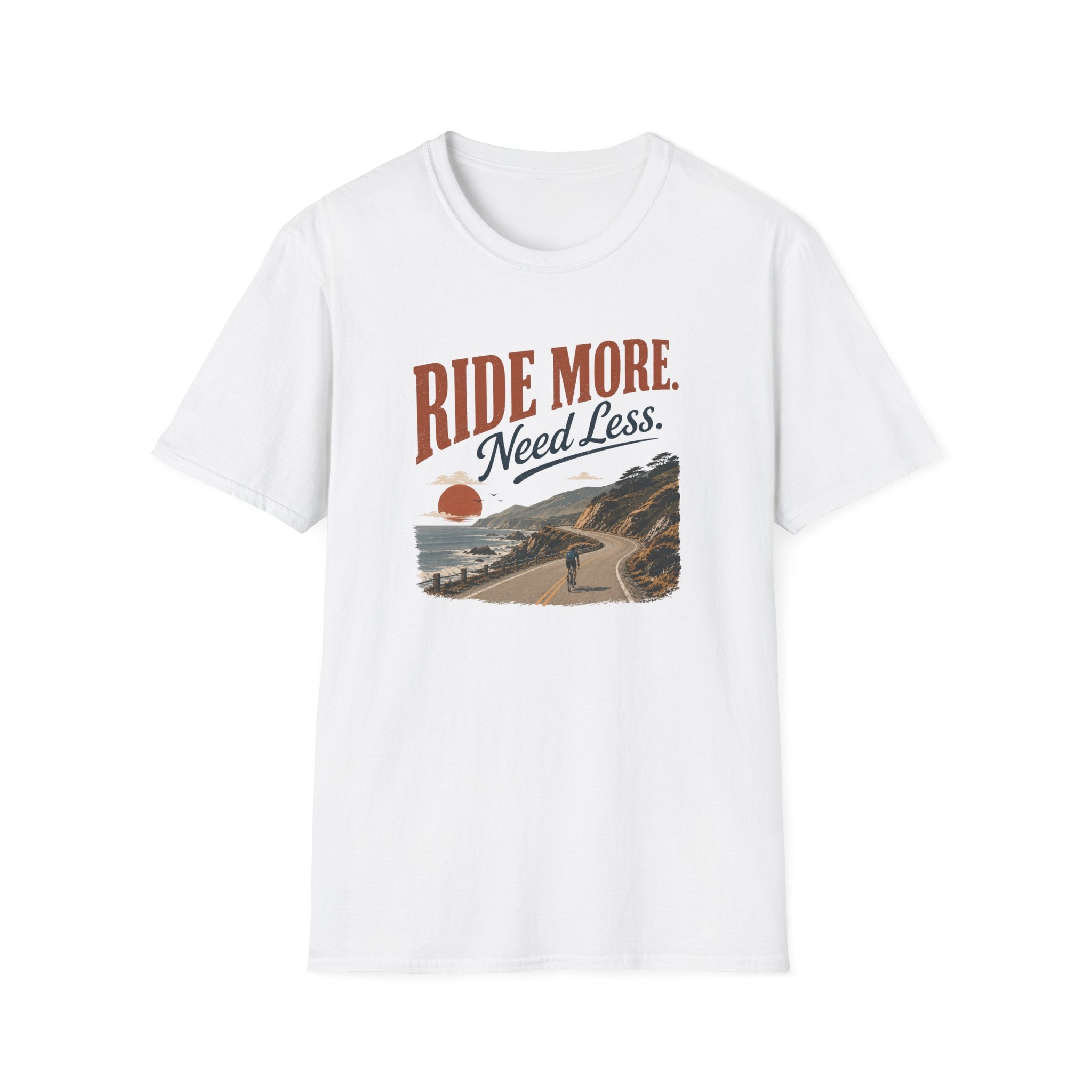 Ride More Need Less Coast T-Shirt