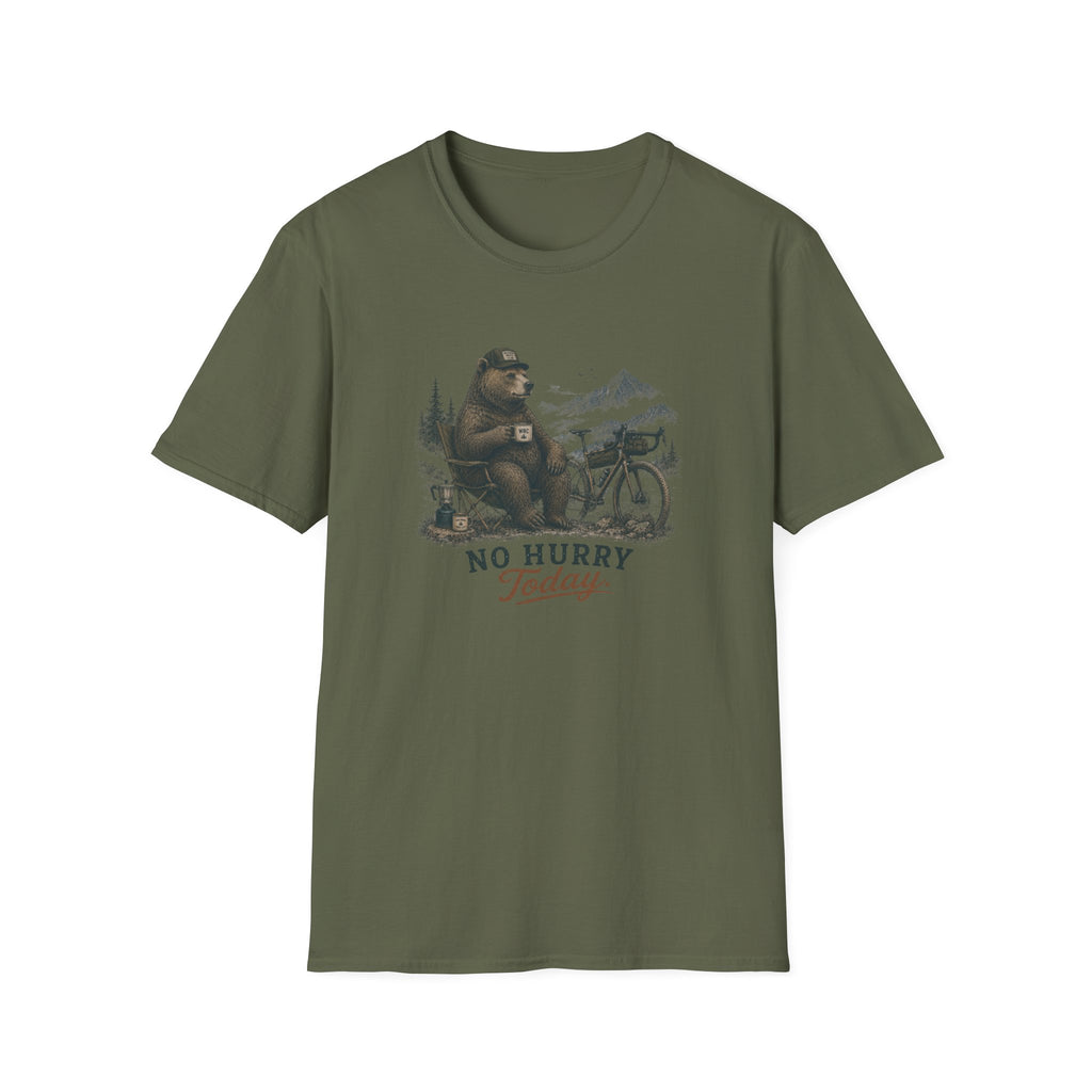 No Hurry Today Bear T-Shirt