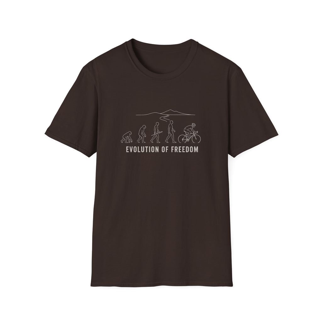 Evolution of Freedom Minimal Text T-Shirt
