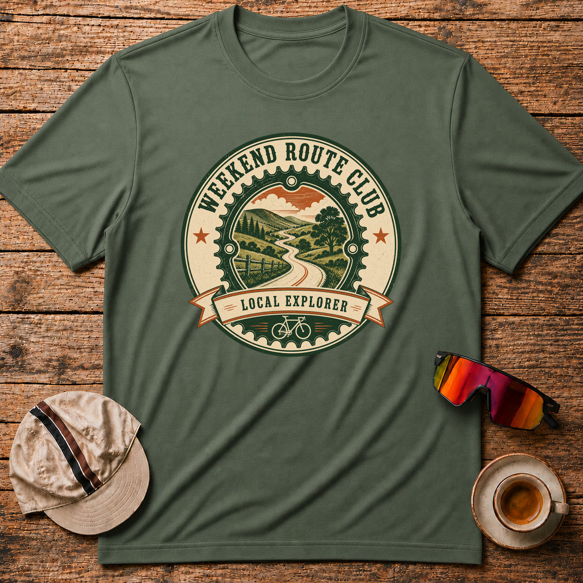 Weekend Route Club cycling T-shirt